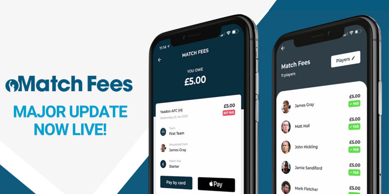 Major product update Match fees